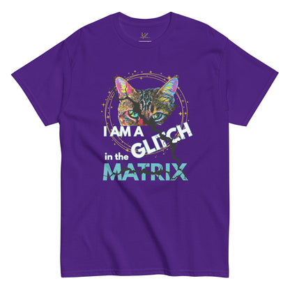 I Am a Glitch Unisex Classic Tee - My Social Cat Bonafide Boutique LLCI Am a Glitch Unisex Classic TeeT-shirtMy Social Cat Bonafide Boutique LLCPurpleSclassicglitch