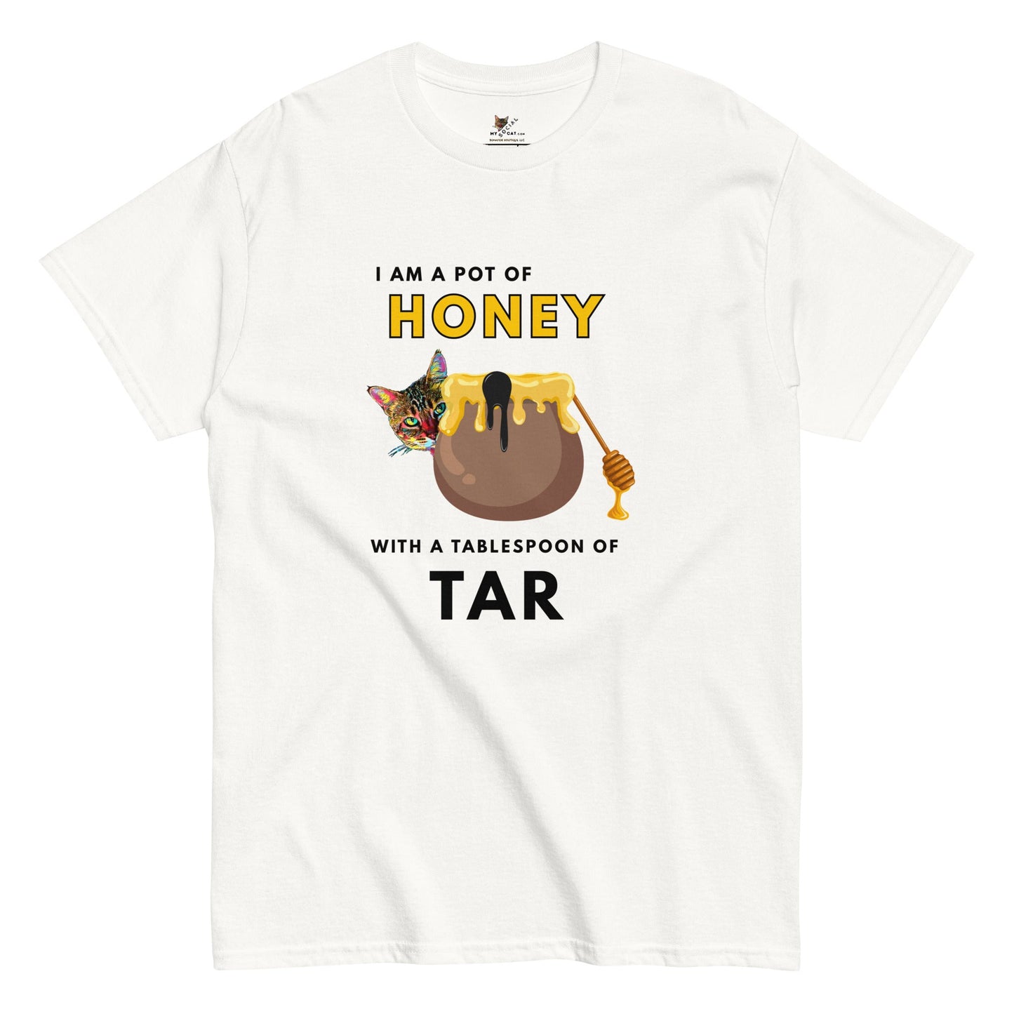 I Am a Pot of Honey Unisex Classic Tee - My Social Cat Bonafide Boutique LLCI Am a Pot of Honey Unisex Classic TeeT-shirtMy Social Cat Bonafide Boutique LLCWhiteSclassichoney
