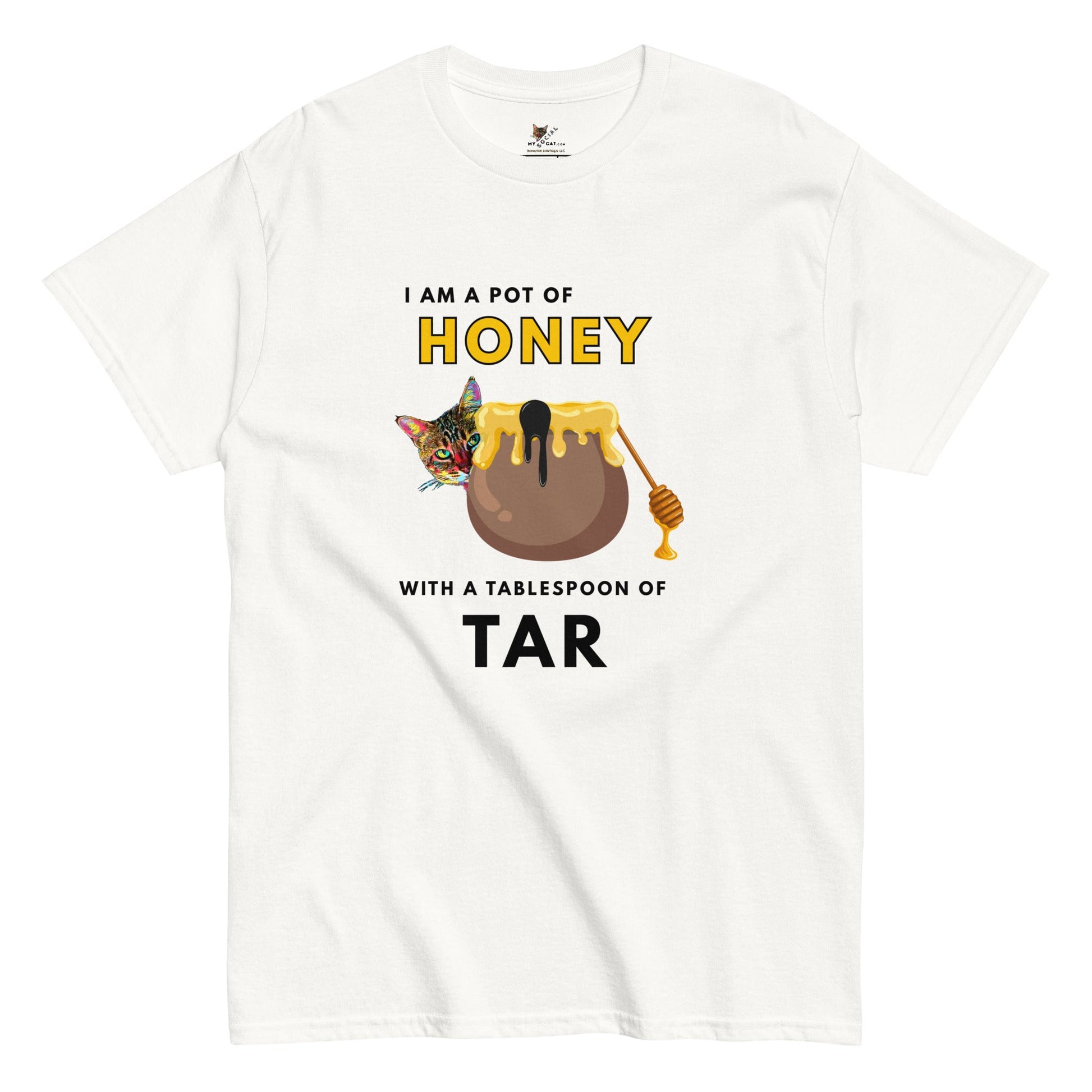 I Am a Pot of Honey Unisex Classic Tee - My Social Cat Bonafide Boutique LLCI Am a Pot of Honey Unisex Classic TeeT-shirtMy Social Cat Bonafide Boutique LLCWhiteSclassichoney