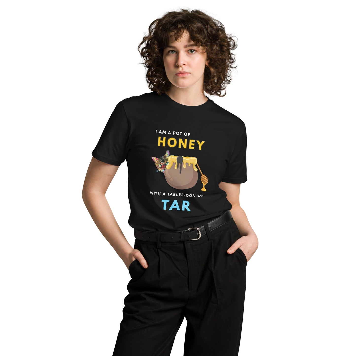 I Am a Pot of Honey Unisex Premium Tee - My Social Cat Bonafide Boutique LLCI Am a Pot of Honey Unisex Premium TeeT-shirtMy Social Cat Bonafide Boutique LLCShoneypot