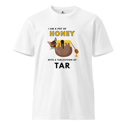 I Am a Pot of Honey Unisex Premium Tee - My Social Cat Bonafide Boutique LLCI Am a Pot of Honey Unisex Premium TeeT-shirtMy Social Cat Bonafide Boutique LLCWhiteShoneypot