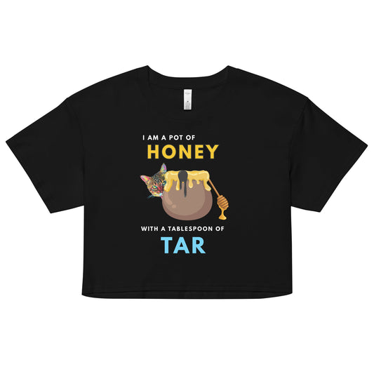 I Am a Pot of Honey Women’s Crop Top - My Social Cat Bonafide Boutique LLCI Am a Pot of Honey Women’s Crop Topcrop topMy Social Cat Bonafide Boutique LLCXScrophoney