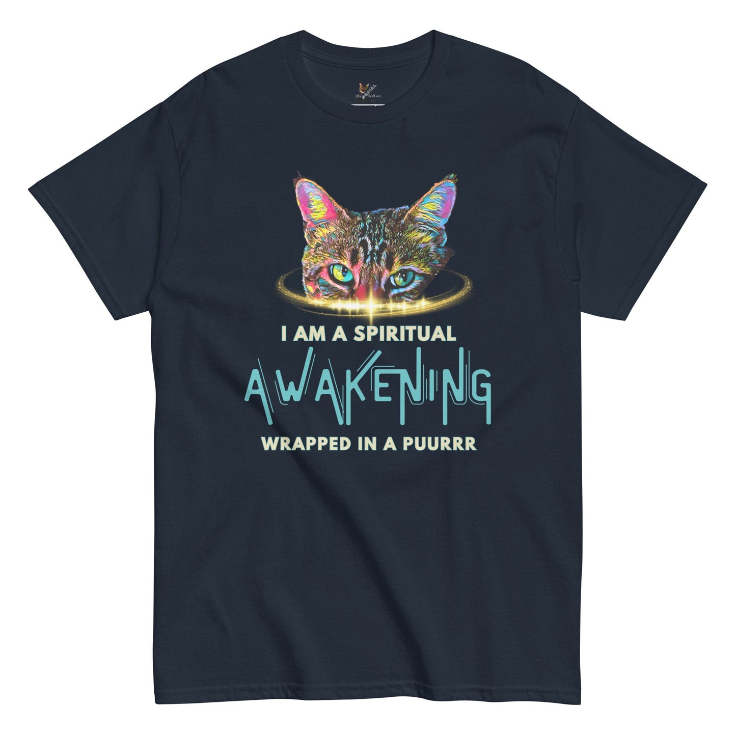 I Am a Spiritual Awakening Unisex Classic Tee - My Social Cat Bonafide Boutique LLCI Am a Spiritual Awakening Unisex Classic TeeT-shirtMy Social Cat Bonafide Boutique LLCNavySawakeningclassic