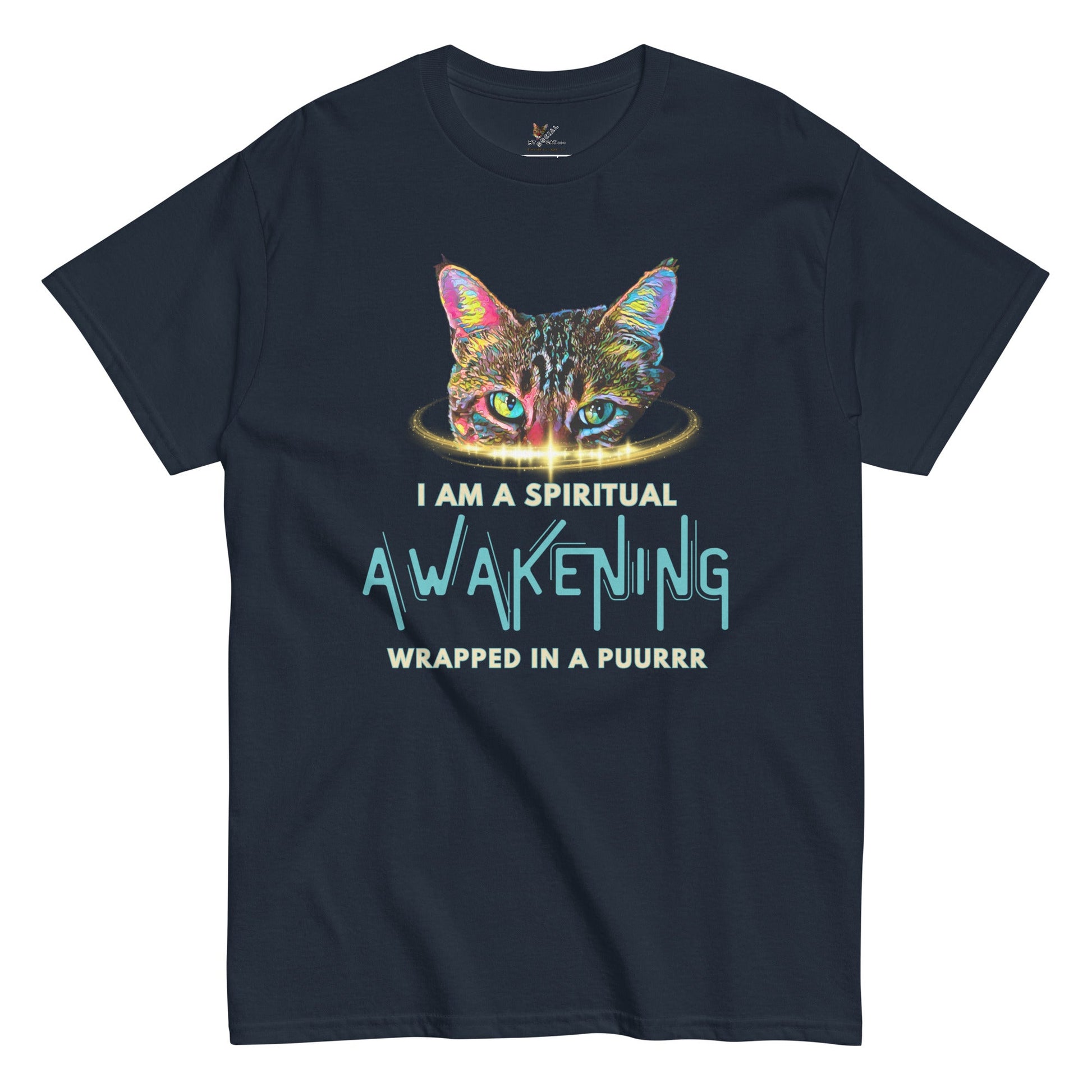 I Am a Spiritual Awakening Unisex Classic Tee - My Social Cat Bonafide Boutique LLCI Am a Spiritual Awakening Unisex Classic TeeT-shirtMy Social Cat Bonafide Boutique LLCNavySawakeningclassic