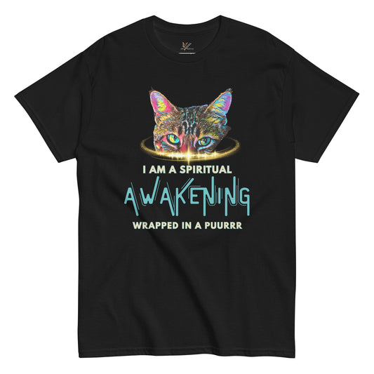 I Am a Spiritual Awakening Unisex Classic Tee - My Social Cat Bonafide Boutique LLCI Am a Spiritual Awakening Unisex Classic TeeT-shirtMy Social Cat Bonafide Boutique LLCBlackSawakeningclassic