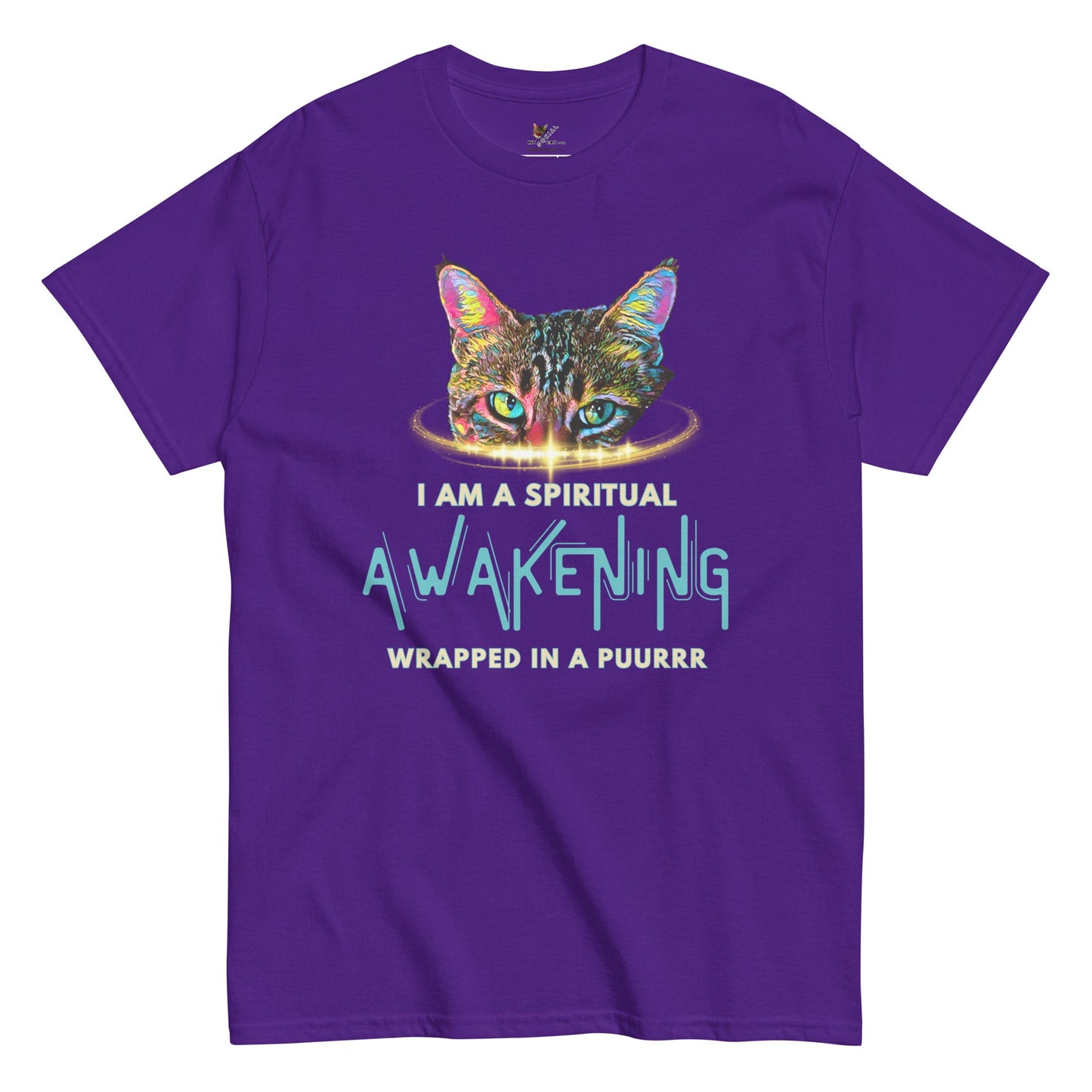 I Am a Spiritual Awakening Unisex Classic Tee - My Social Cat Bonafide Boutique LLCI Am a Spiritual Awakening Unisex Classic TeeT-shirtMy Social Cat Bonafide Boutique LLCPurpleSawakeningclassic