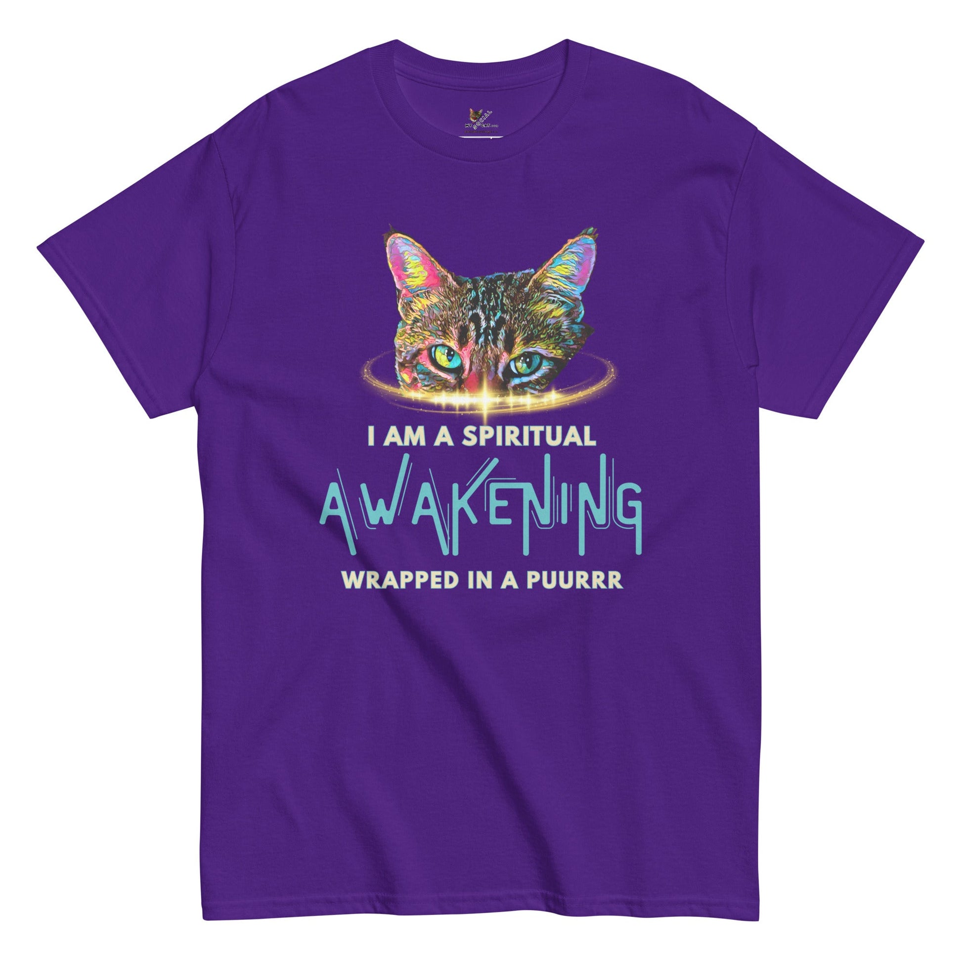 I Am a Spiritual Awakening Unisex Classic Tee - My Social Cat Bonafide Boutique LLCI Am a Spiritual Awakening Unisex Classic TeeT-shirtMy Social Cat Bonafide Boutique LLCPurpleSawakeningclassic