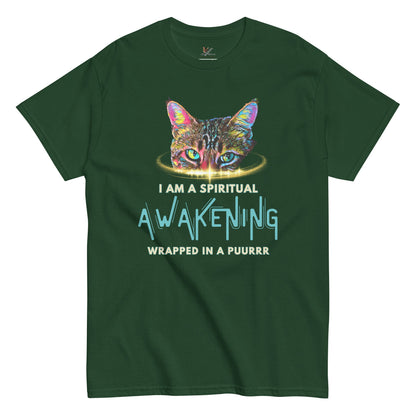 I Am a Spiritual Awakening Unisex Classic Tee - My Social Cat Bonafide Boutique LLCI Am a Spiritual Awakening Unisex Classic TeeT-shirtMy Social Cat Bonafide Boutique LLCForest GreenSawakeningclassic