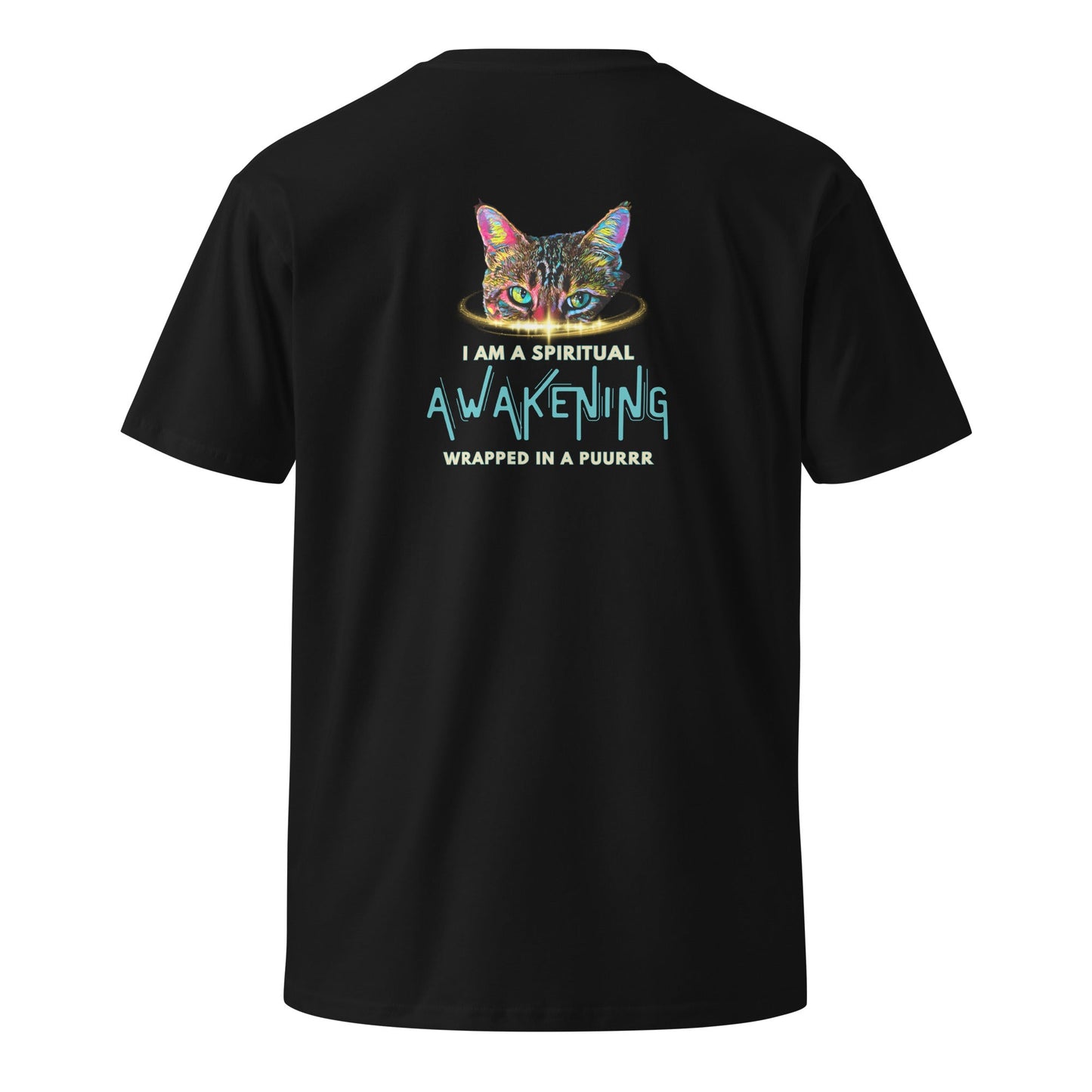 I AM a Spiritual Awakening Unisex Premium Tee - My Social Cat Bonafide Boutique LLCI AM a Spiritual Awakening Unisex Premium TeeT-shirtMy Social Cat Bonafide Boutique LLCBlackSawakeningI am