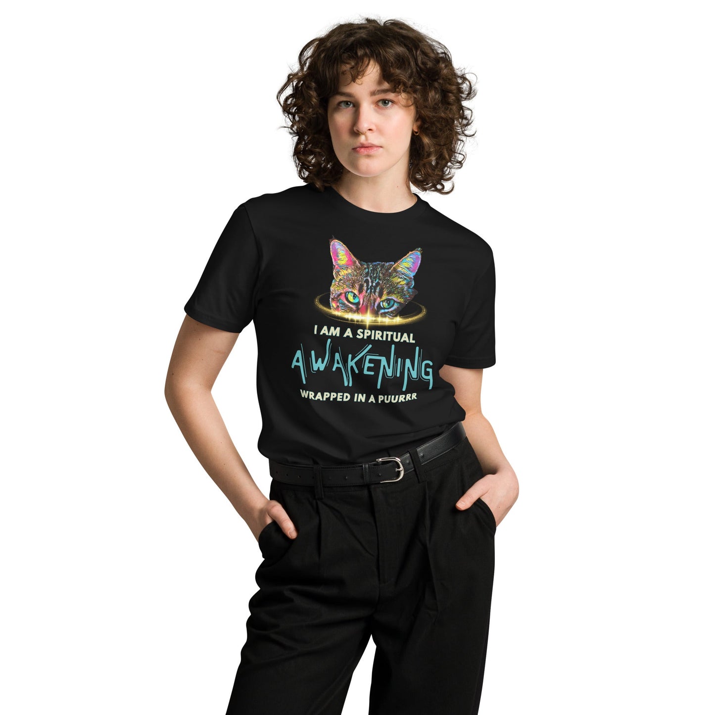I AM a Spiritual Awakening Unisex Premium Tee - My Social Cat Bonafide Boutique LLCI AM a Spiritual Awakening Unisex Premium TeeT-shirtMy Social Cat Bonafide Boutique LLCBlackSawakeningI am