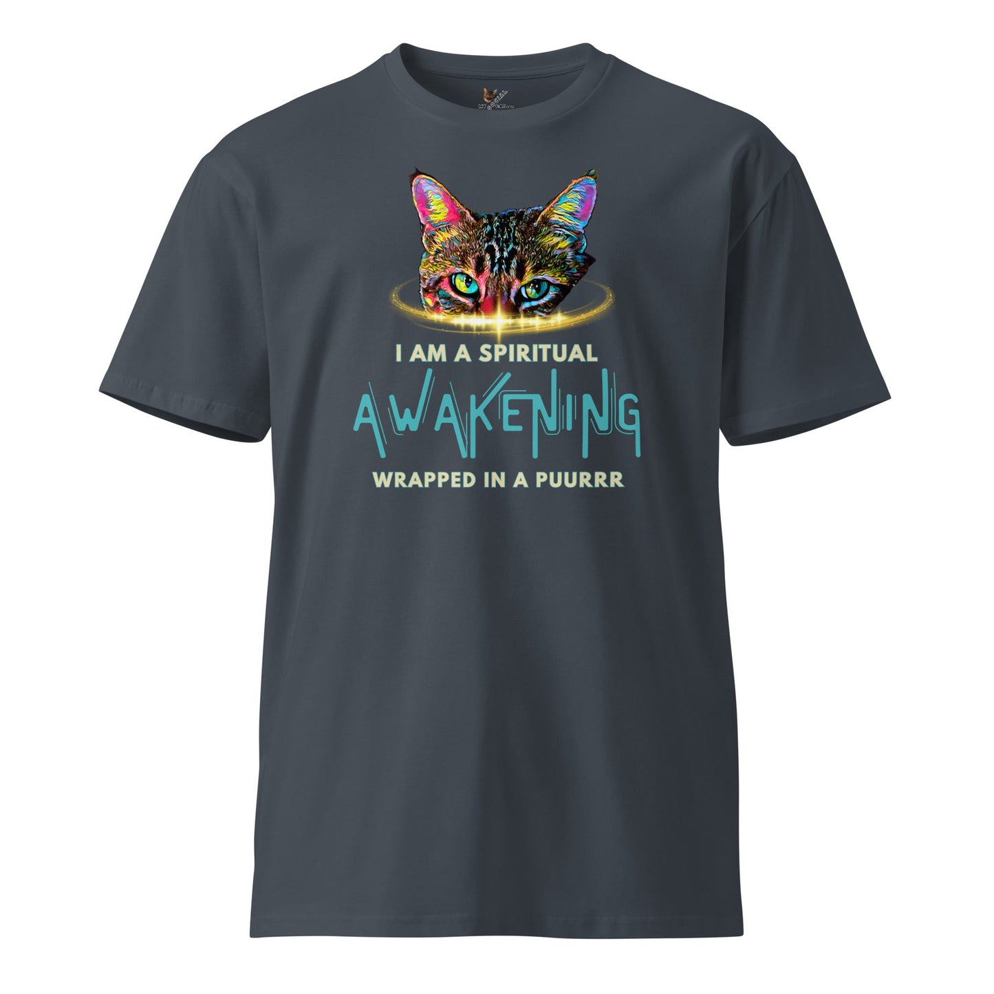 I AM a Spiritual Awakening Unisex Premium Tee - My Social Cat Bonafide Boutique LLCI AM a Spiritual Awakening Unisex Premium TeeT-shirtMy Social Cat Bonafide Boutique LLCPetrol BlueSawakeningI am