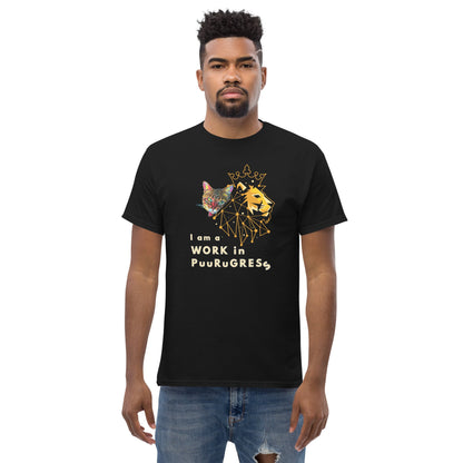 I Am a Work in Puurugress Unisex Classic Tee - My Social Cat Bonafide Boutique LLCI Am a Work in Puurugress Unisex Classic TeeT-shirtMy Social Cat Bonafide Boutique LLCBlackMI amprogress