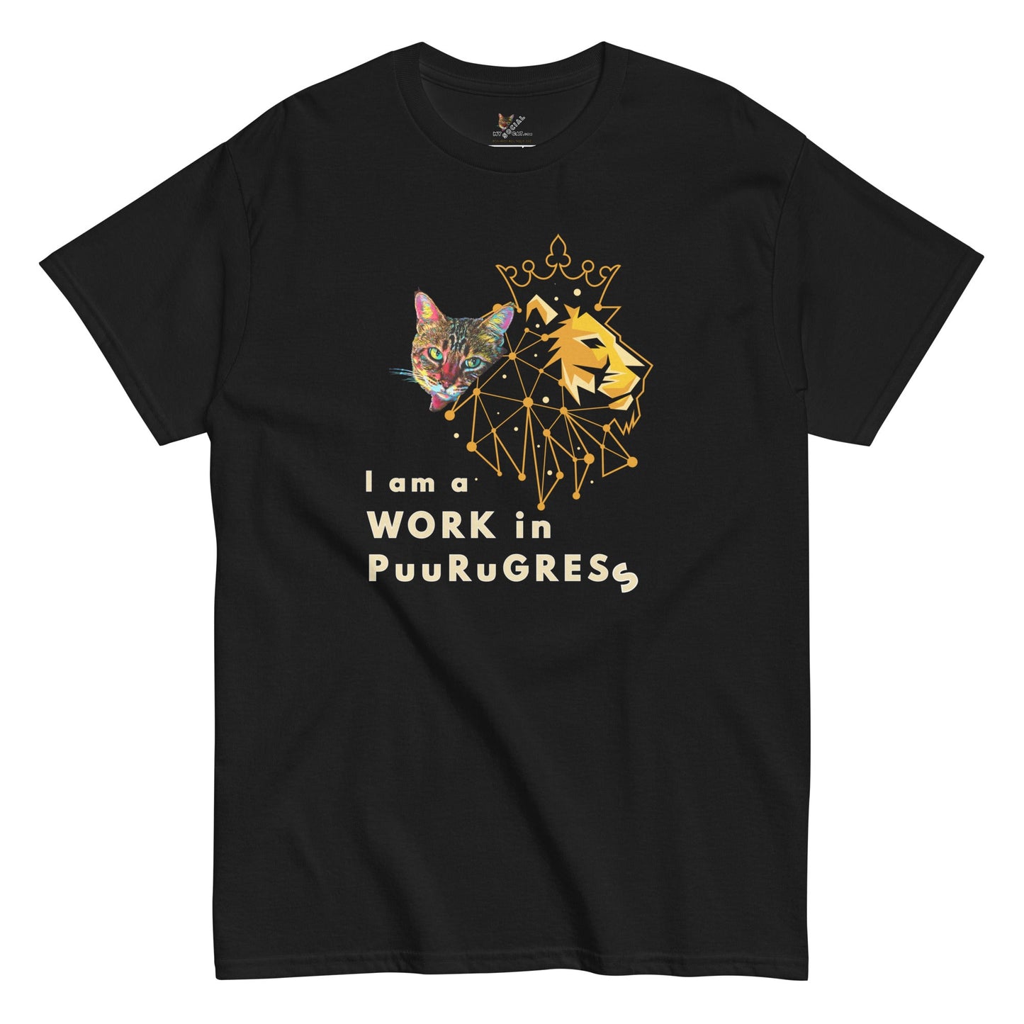 I Am a Work in Puurugress Unisex Classic Tee - My Social Cat Bonafide Boutique LLCI Am a Work in Puurugress Unisex Classic TeeT-shirtMy Social Cat Bonafide Boutique LLCBlackMI amprogress