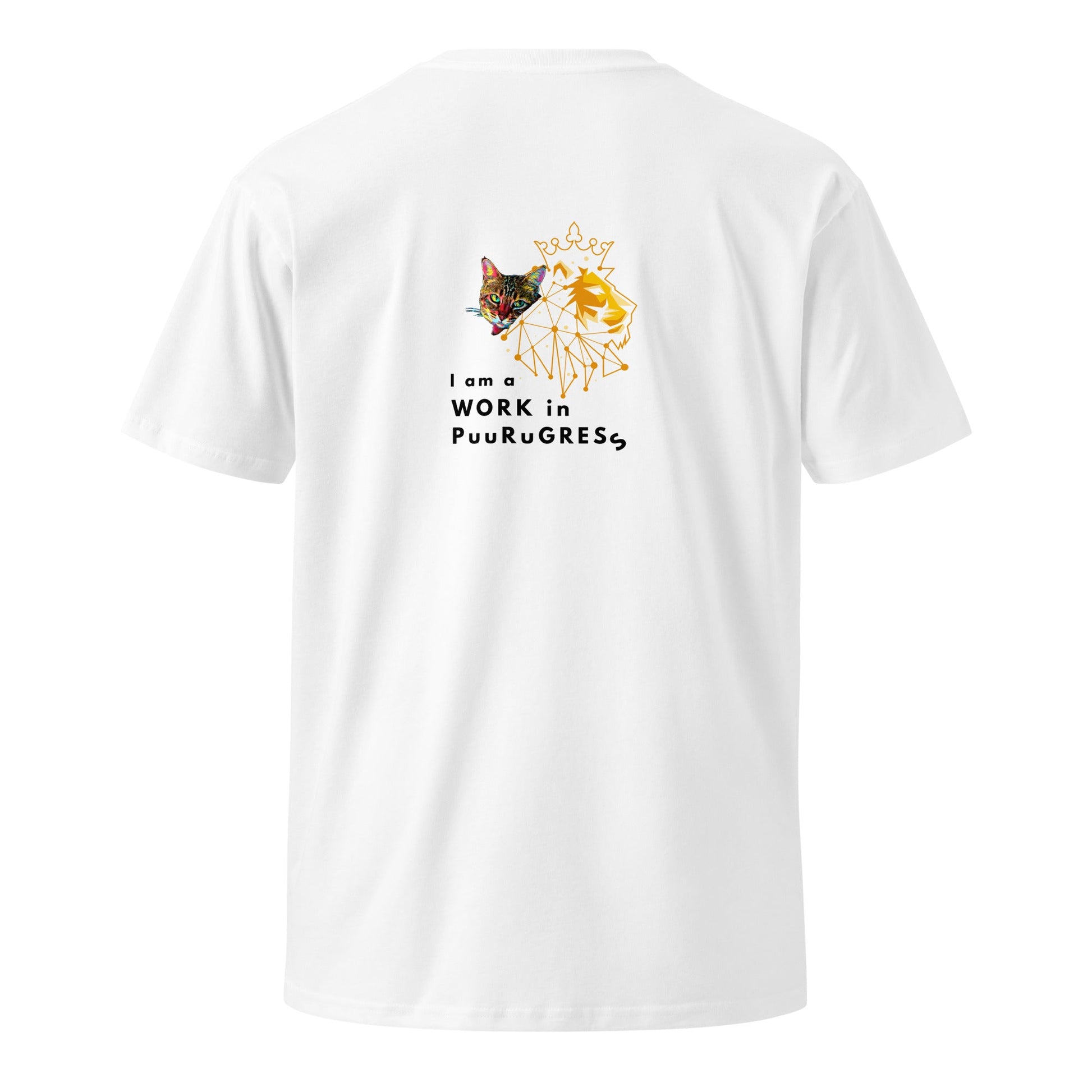 I Am a Work in Puurugress Unisex Premium Tee - My Social Cat Bonafide Boutique LLCI Am a Work in Puurugress Unisex Premium TeeT-shirtMy Social Cat Bonafide Boutique LLCWhiteSI amprogress
