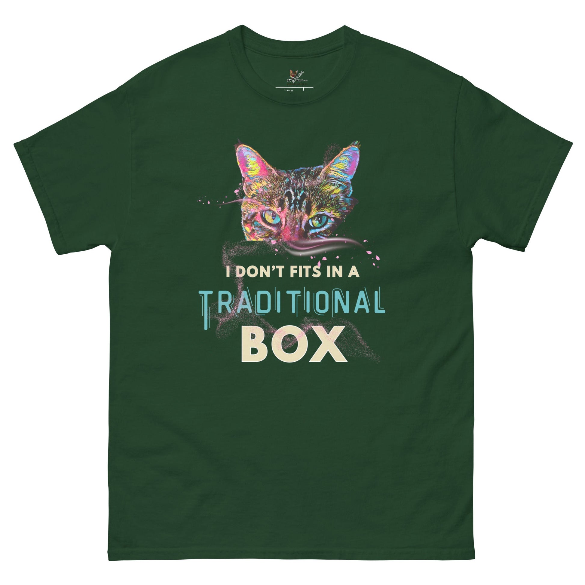 I Don't Fits Unisex Classic Tee - My Social Cat Bonafide Boutique LLCI Don't Fits Unisex Classic TeeT-shirtMy Social Cat Bonafide Boutique LLCForest GreenSboxclassic