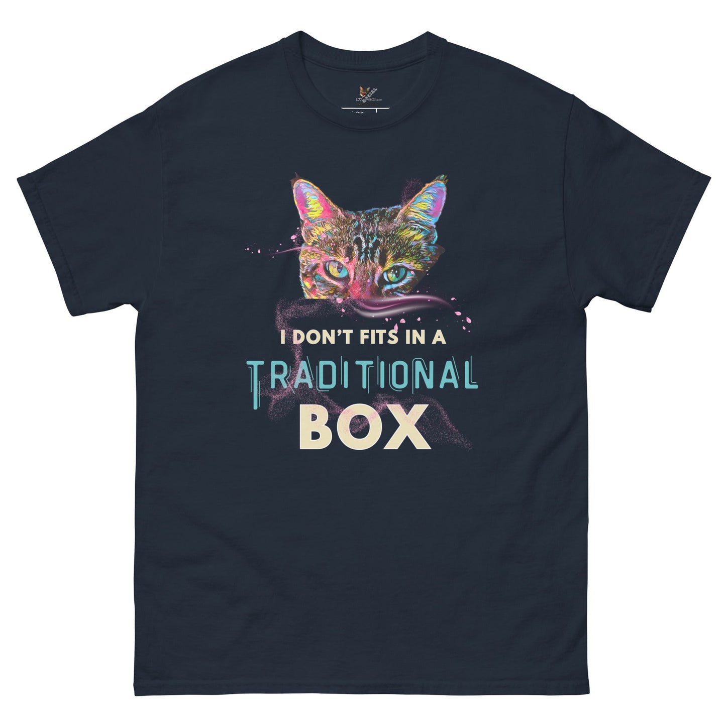 I Don't Fits Unisex Classic Tee - My Social Cat Bonafide Boutique LLCI Don't Fits Unisex Classic TeeT-shirtMy Social Cat Bonafide Boutique LLCNavySboxclassic