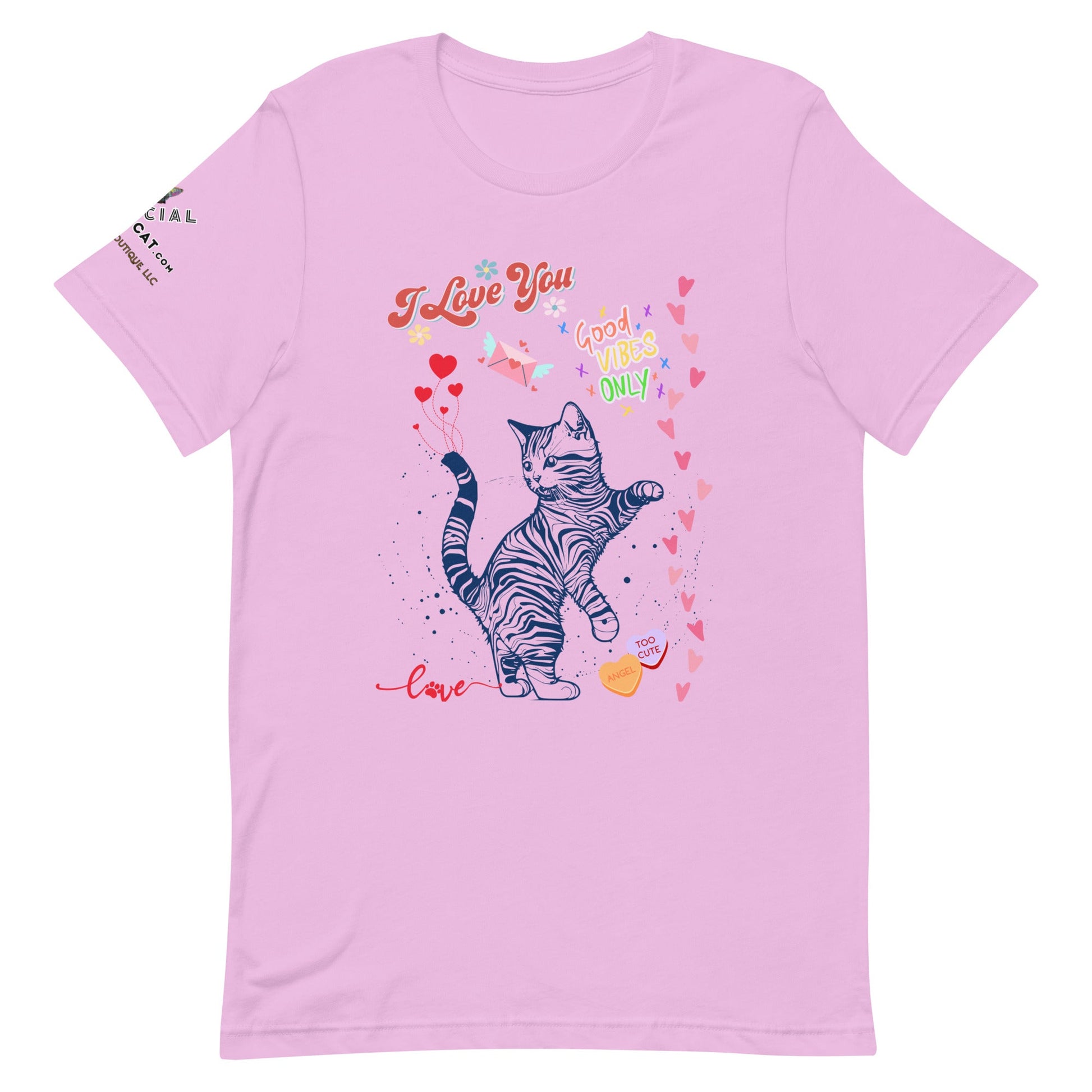 I Love You Unisex Tee - My Social Cat Bonafide Boutique LLCI Love You Unisex TeeT-shirtMy Social Cat Bonafide Boutique LLCLilacScatlove