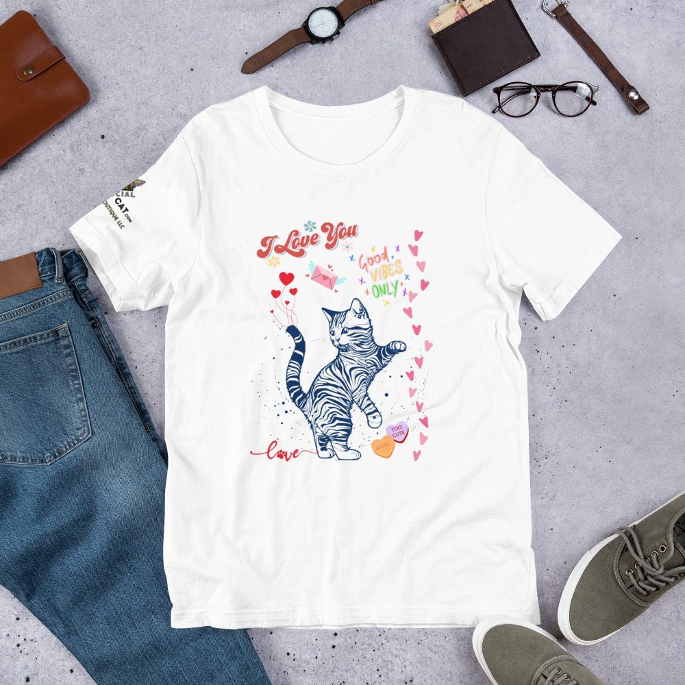 I Love You Unisex Tee - My Social Cat Bonafide Boutique LLCI Love You Unisex TeeT-shirtMy Social Cat Bonafide Boutique LLCWhiteXScatlove