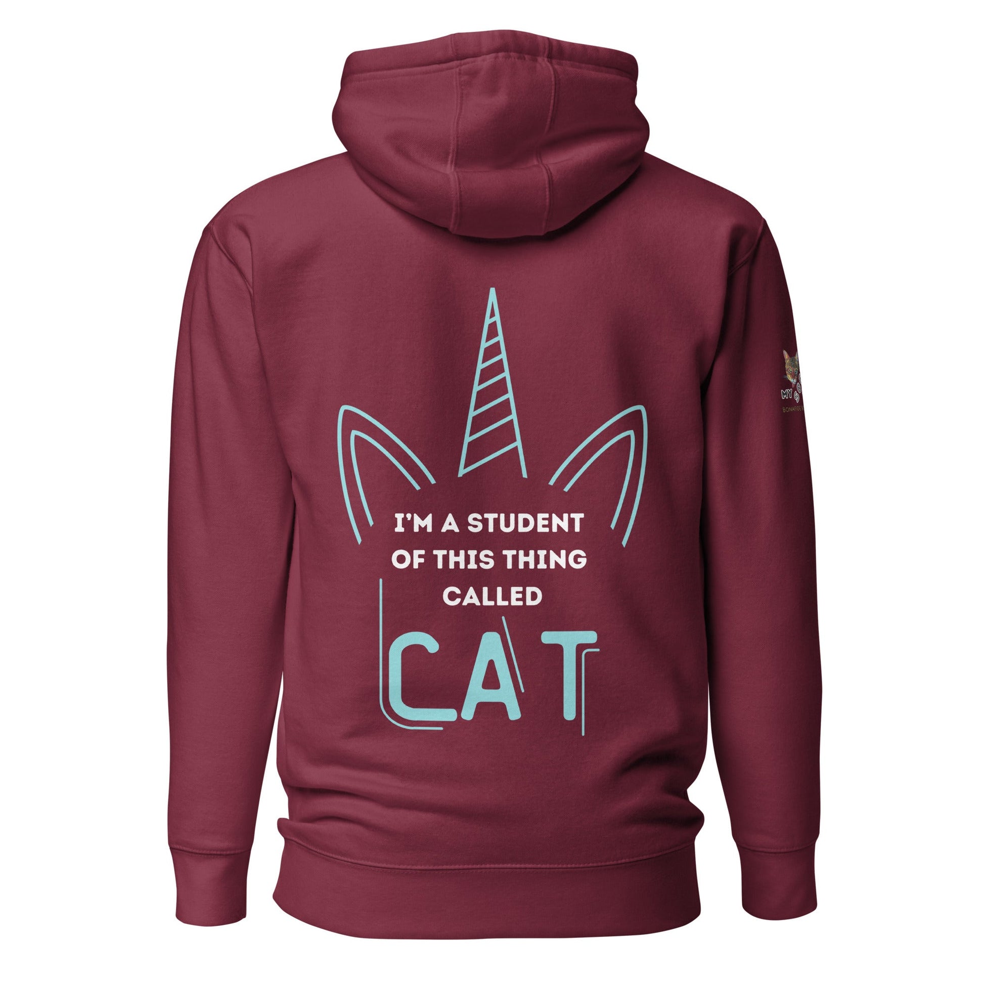 I'm a Student of Cat Unisex Hoodie - My Social Cat Bonafide Boutique LLCI'm a Student of Cat Unisex HoodieHooded sweatshirtMy Social Cat Bonafide Boutique LLCMaroonScathoodie