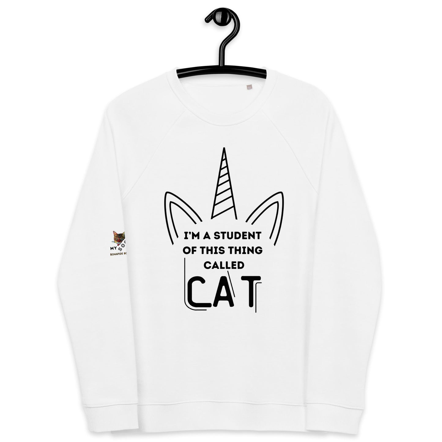 I'm a Student of Cat Unisex Organic Plush Sweatshirt - My Social Cat Bonafide Boutique LLCI'm a Student of Cat Unisex Organic Plush SweatshirtSweatshirtMy Social Cat Bonafide Boutique LLCWhiteXScatstudent