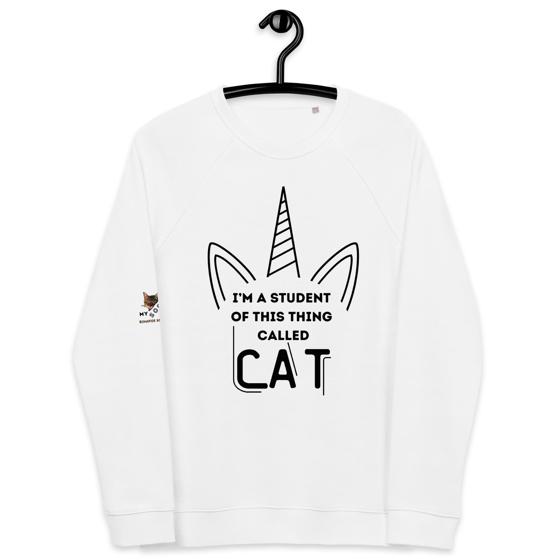 I'm a Student of Cat Unisex Organic Plush Sweatshirt - My Social Cat Bonafide Boutique LLCI'm a Student of Cat Unisex Organic Plush SweatshirtSweatshirtMy Social Cat Bonafide Boutique LLCWhiteXScatstudent