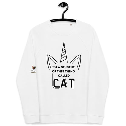 I'm a Student of Cat Unisex Organic Plush Sweatshirt - My Social Cat Bonafide Boutique LLCI'm a Student of Cat Unisex Organic Plush SweatshirtSweatshirtMy Social Cat Bonafide Boutique LLCWhiteXScatstudent