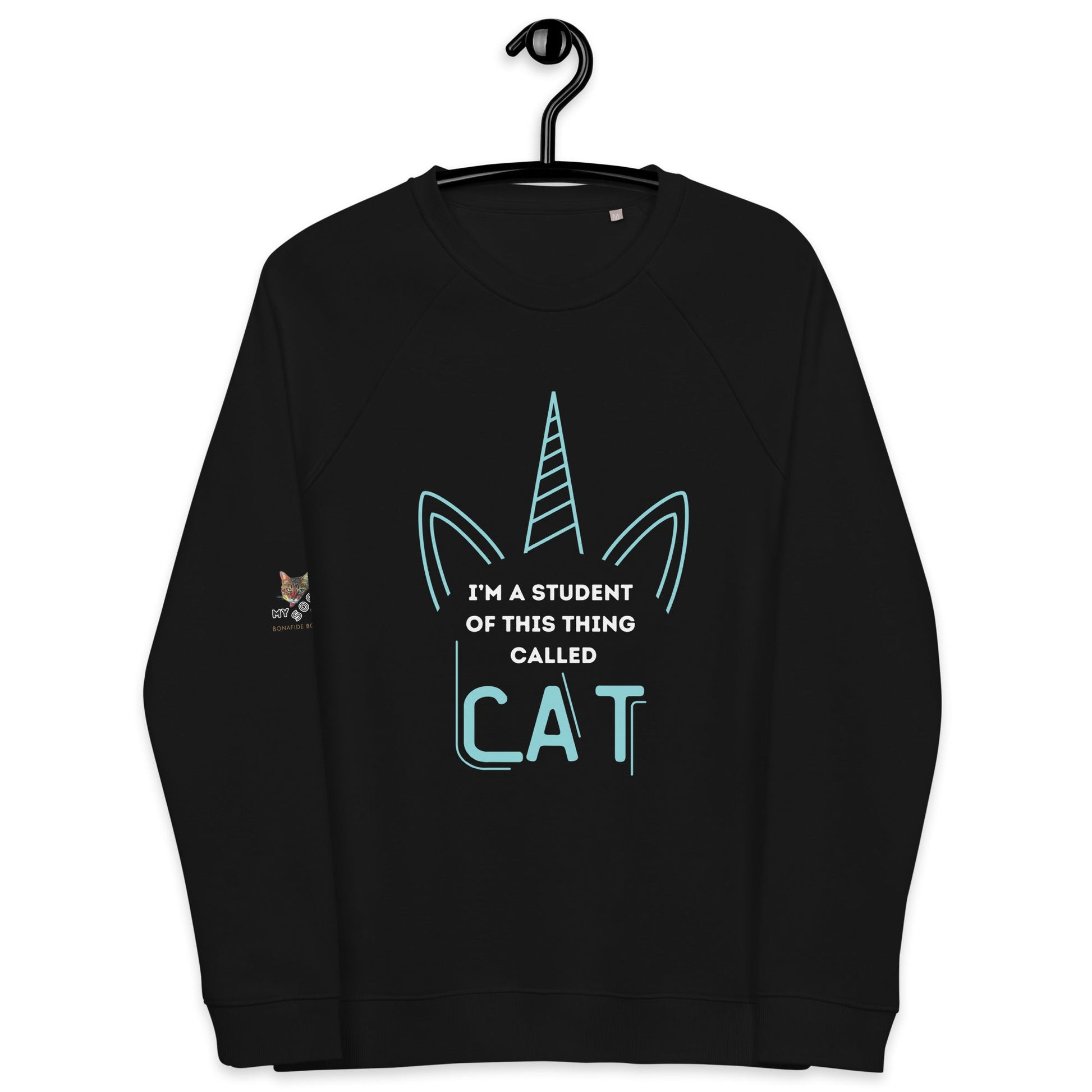 I'm a Student of Cat Unisex Organic Plush Sweatshirt - My Social Cat Bonafide Boutique LLCI'm a Student of Cat Unisex Organic Plush SweatshirtSweatshirtMy Social Cat Bonafide Boutique LLCBlackXScatstudent