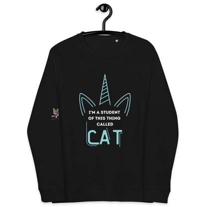 I'm a Student of Cat Unisex Organic Plush Sweatshirt - My Social Cat Bonafide Boutique LLCI'm a Student of Cat Unisex Organic Plush SweatshirtSweatshirtMy Social Cat Bonafide Boutique LLCBlackXScatstudent