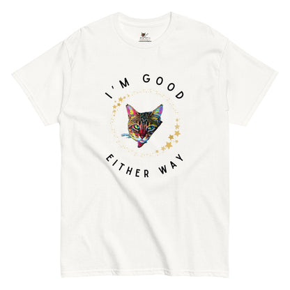 I'm Good Either Way Unisex Classic Tee - My Social Cat Bonafide Boutique LLCI'm Good Either Way Unisex Classic TeeT-shirtMy Social Cat Bonafide Boutique LLCWhiteSameither