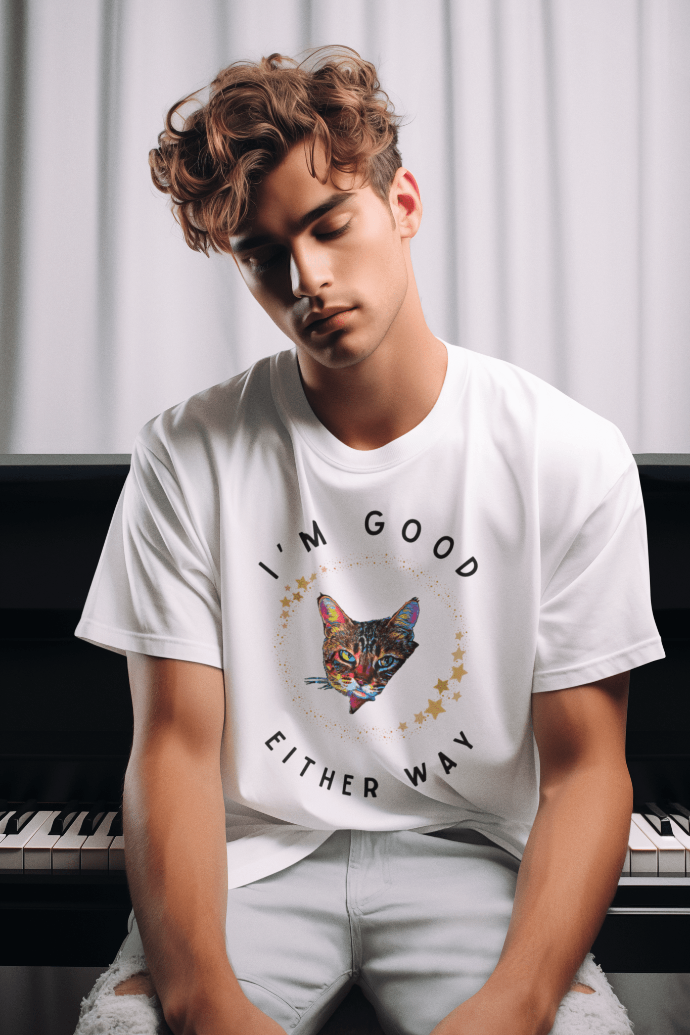 I'm Good Either Way Unisex Premium Tee - My Social Cat Bonafide Boutique LLCI'm Good Either Way Unisex Premium TeeT-shirtMy Social Cat Bonafide Boutique LLCBlackSameither