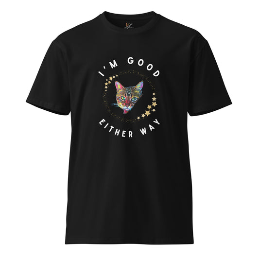I'm Good Either Way Unisex Premium Tee - My Social Cat Bonafide Boutique LLCI'm Good Either Way Unisex Premium TeeT-shirtMy Social Cat Bonafide Boutique LLCSameither