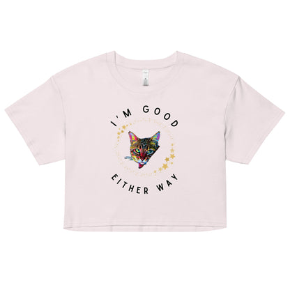 I'm Good Either Way Women’s Crop Top - My Social Cat Bonafide Boutique LLCI'm Good Either Way Women’s Crop Topcrop topMy Social Cat Bonafide Boutique LLCOrchidXSamcrop
