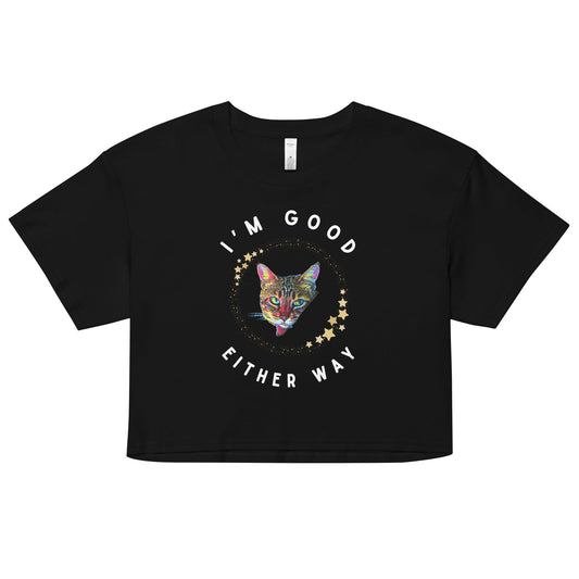 I'm Good Either Way Women’s Crop Top - My Social Cat Bonafide Boutique LLCI'm Good Either Way Women’s Crop Topcrop topMy Social Cat Bonafide Boutique LLCXSamcrop