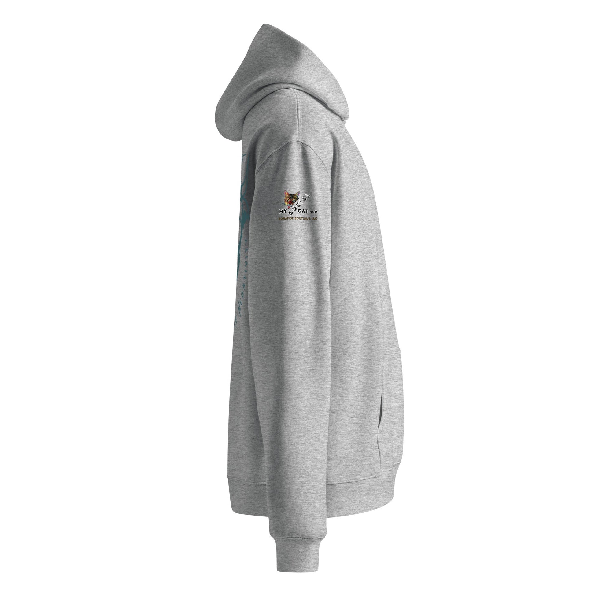 Inhale Positivity Unisex Plush Hoodie - My Social Cat Bonafide Boutique LLCInhale Positivity Unisex Plush HoodieHooded sweatshirtMy Social Cat Bonafide Boutique LLCCobaltSbuffalohoodie
