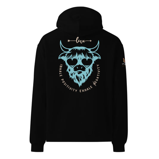 Inhale Positivity Unisex Plush Hoodie - My Social Cat Bonafide Boutique LLCInhale Positivity Unisex Plush HoodieHooded sweatshirtMy Social Cat Bonafide Boutique LLCBlackSbuffalohoodie