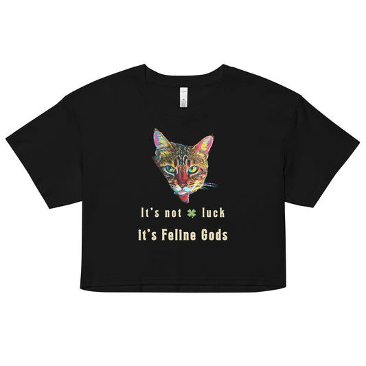 It's Feline Gods Women’s Crop Top - My Social Cat Bonafide Boutique LLCIt's Feline Gods Women’s Crop Topcrop topMy Social Cat Bonafide Boutique LLCBlackXScatcrop