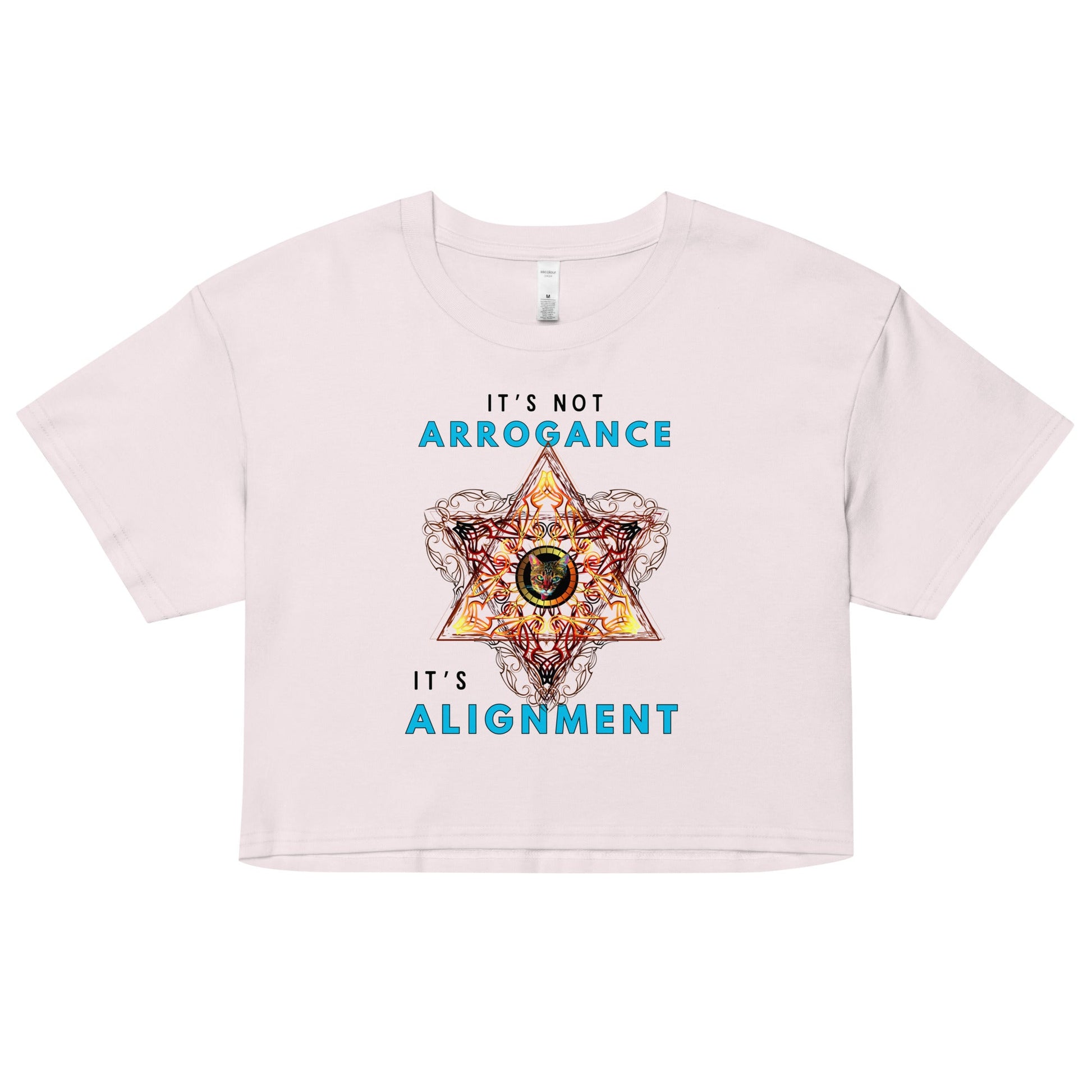 It's Not Arrogance It's Alignment Women’s Crop Top - My Social Cat Bonafide Boutique LLCIt's Not Arrogance It's Alignment Women’s Crop TopT-shirtMy Social Cat Bonafide Boutique LLCOrchidXSalignmentarrogance