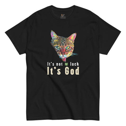 It's Not Luck Unisex Classic Tee - My Social Cat Bonafide Boutique LLCIt's Not Luck Unisex Classic TeeT-shirtMy Social Cat Bonafide Boutique LLCScatgod