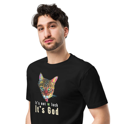 It's Not Luck Unisex Premium Tee - My Social Cat Bonafide Boutique LLCIt's Not Luck Unisex Premium TeeT-shirtMy Social Cat Bonafide Boutique LLCScatgod