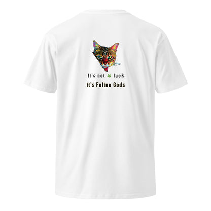 It's Not Luck Unisex Premium Tee - My Social Cat Bonafide Boutique LLCIt's Not Luck Unisex Premium TeeT-shirtMy Social Cat Bonafide Boutique LLCWhiteScatgod
