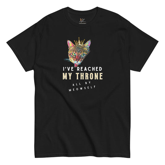 I've Reached My Throne All by Meowself Unisex Classic Tee - My Social Cat Bonafide Boutique LLCI've Reached My Throne All by Meowself Unisex Classic TeeT-shirtMy Social Cat Bonafide Boutique LLCScatshirt