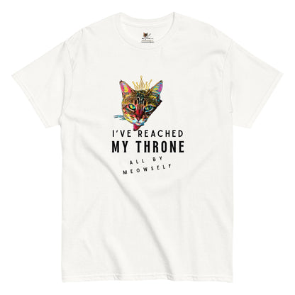 I've Reached My Throne All by Meowself Unisex Classic Tee - My Social Cat Bonafide Boutique LLCI've Reached My Throne All by Meowself Unisex Classic TeeT-shirtMy Social Cat Bonafide Boutique LLCWhiteScatshirt