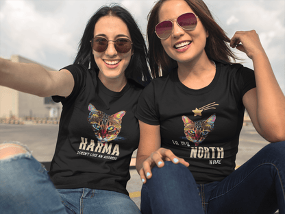 Karma Doesn't Lose an Address Unisex Premium Tee - My Social Cat Bonafide Boutique LLCKarma Doesn't Lose an Address Unisex Premium TeeT-shirtMy Social Cat Bonafide Boutique LLCBlackScatkarma