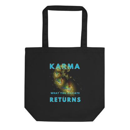 Karma Returns Eco Organic Cotton Tote Bag- My Social Cat Bonafide Boutique LLC  