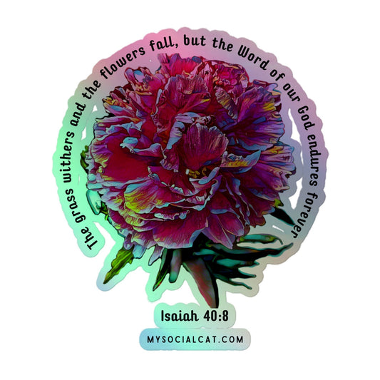 Word of God Holographic Stickers