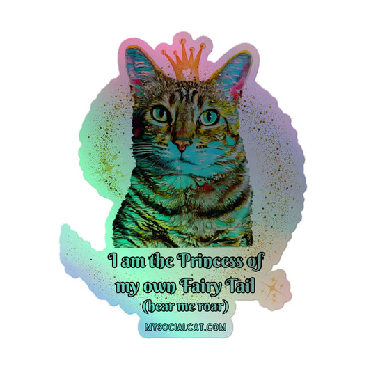 I'm the Princess Holographic Stickers