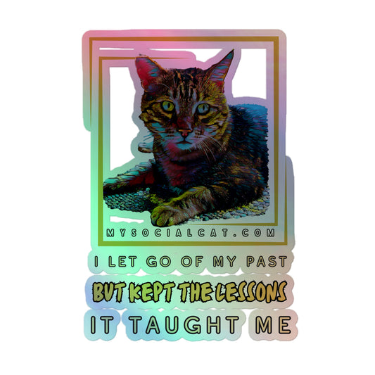 I Let Go Holographic Stickers