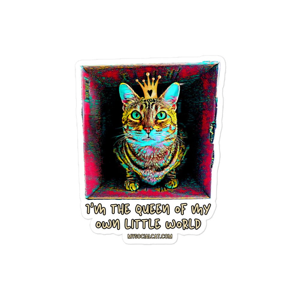 I'm The Queen Bubble-free Stickers