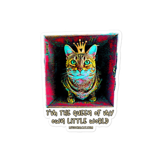 I'm The Queen Bubble-free Stickers