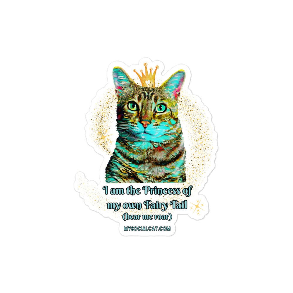 I'm the Princess Bubble-free Stickers